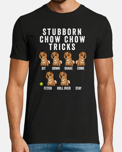 T-shirt chow chow stub born cane