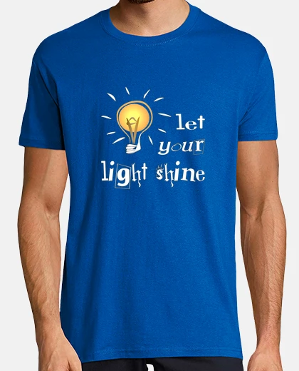 Tee-shirt Christian Design  Let Your Light Shine