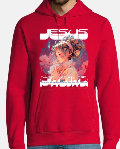 Sudadera Christian Manga Japanese Fonts Christ S