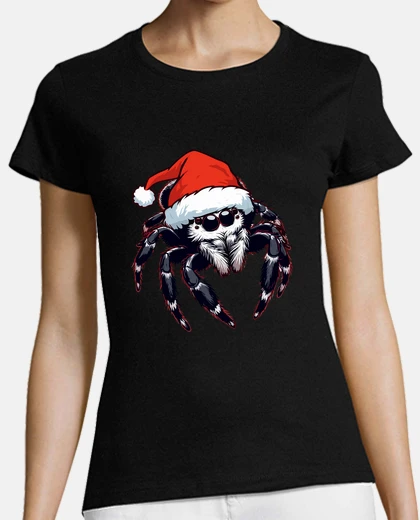 T-shirt Christmas jumping spider