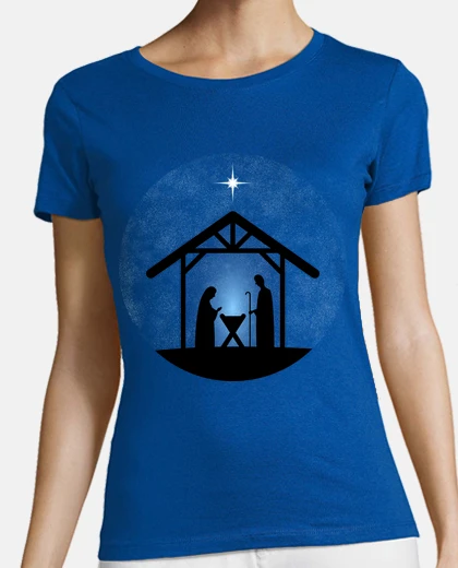 T-shirt Christmas Nativity Scene