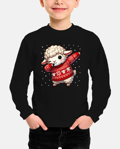 Kids Christmas Sheep Lover Farmer Funny