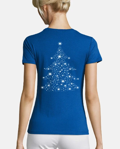 Playera Christmas tree stars