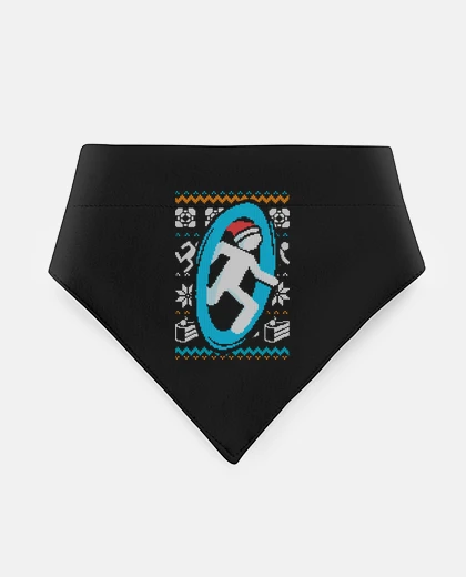 Mascotas christmas ugly sweater - portal blue