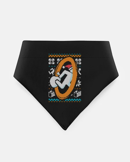 Mascotas christmas ugly sweater - portal orange
