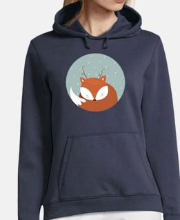 Christmas Fox... dream big! woman sweatshirt