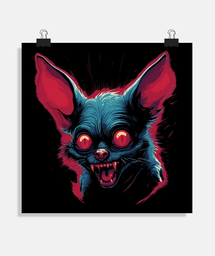 Poster chupacabras spooky chupar cabra ambiance dark