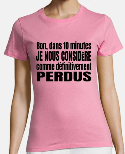 T-shirt ci considero definitivamente persi