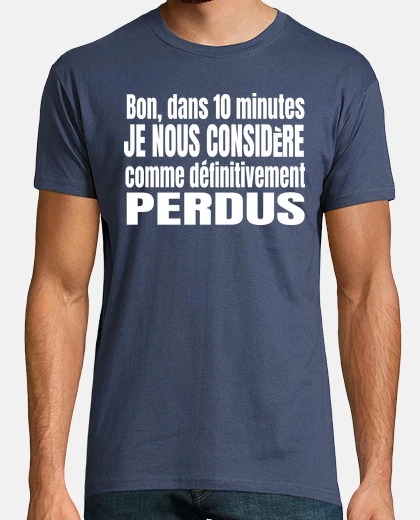 T-shirt ci considero definitivamente persi