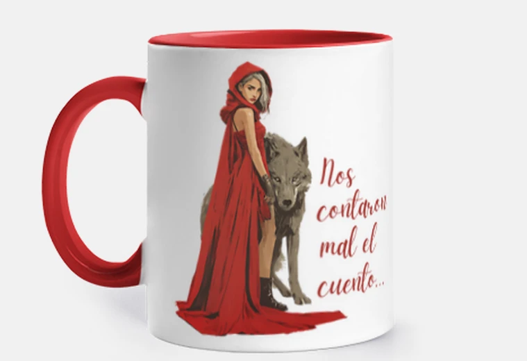 Tazza Ci hanno raccontato la favola rossa in 