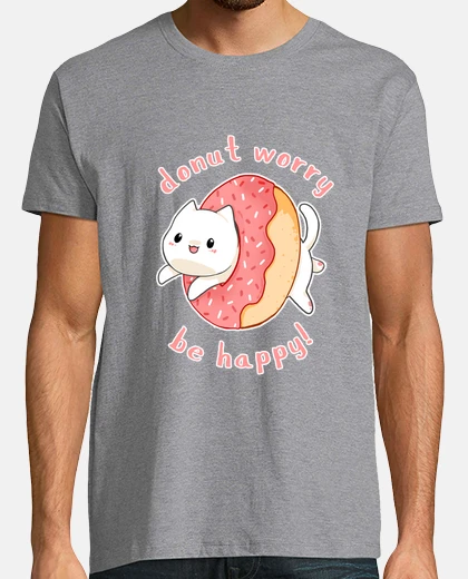 T-shirt ciambella preoccupazione cat