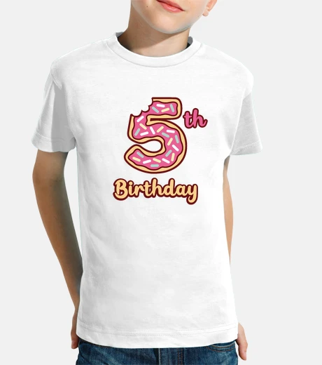 Abbigliamento ciambelle per il quinto compleanno