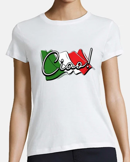 T-shirt ciao roma italia venezia scooter e