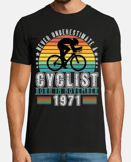 T-shirt ciclista nato nel novembre 1971