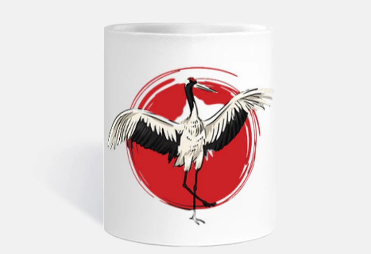 Tazza cicogna che balla il classico, personalizzabile, birdwatching, opera balletto