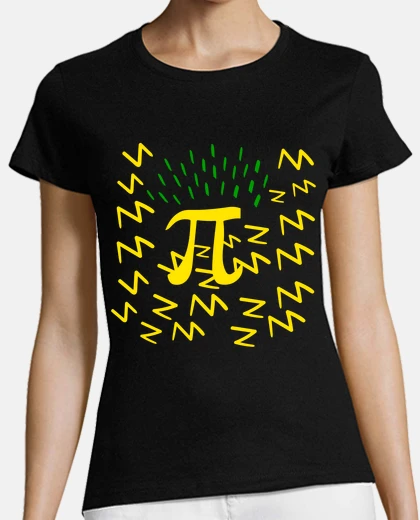Camiseta ciencia de la energía del rayo pi