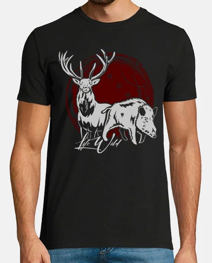 Camiseta ciervo jabali