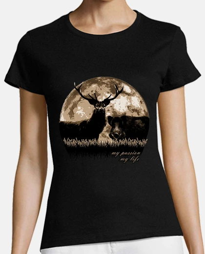 Playera ciervo y jabali