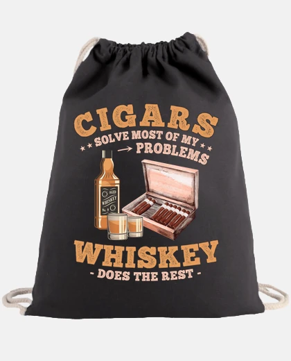 Bag cigars and whiskey - funny whiskey