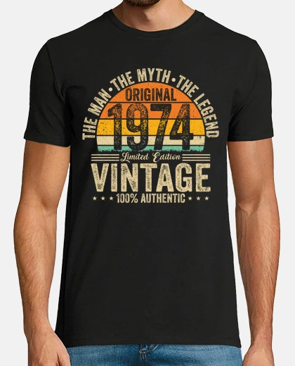 T-shirt cinquantesimo compleanno 1974