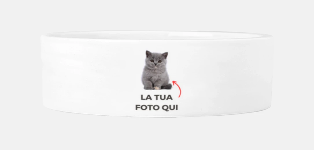 Mascotas Ciotola personalizzata per gatto