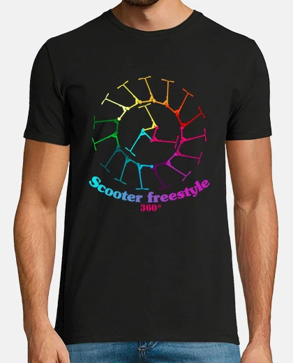 Tee-shirt Circle of scooter freestyle