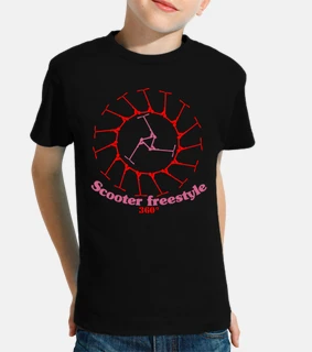circle of freestyle scooter