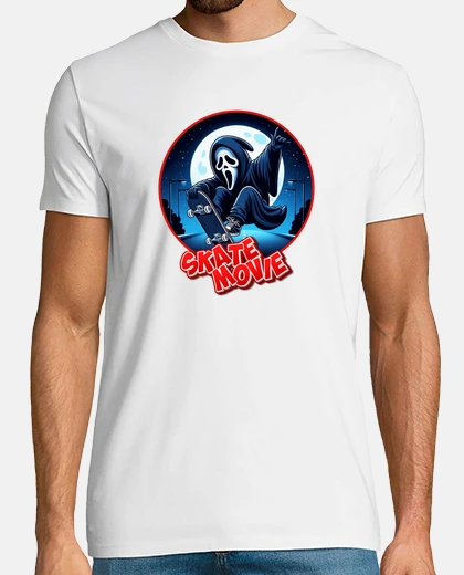 T-shirt circolo cinematografico di skate