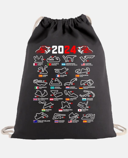 Bolsa Circuitos de Carreras Motos 2024 Regalo Día Del Padre