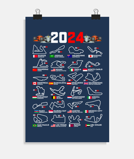 Circuitos Carreras Fórmula 1 2024