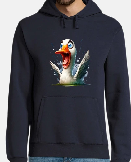 Sudadera cisne gracioso que grita