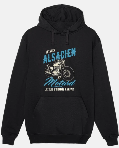 Sweat citation alsacien et motard