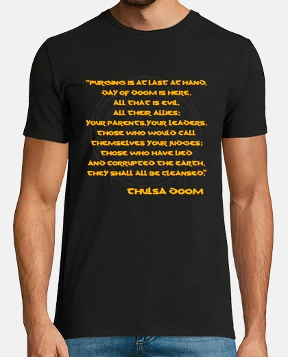 Tee-shirt citation day of doom v3