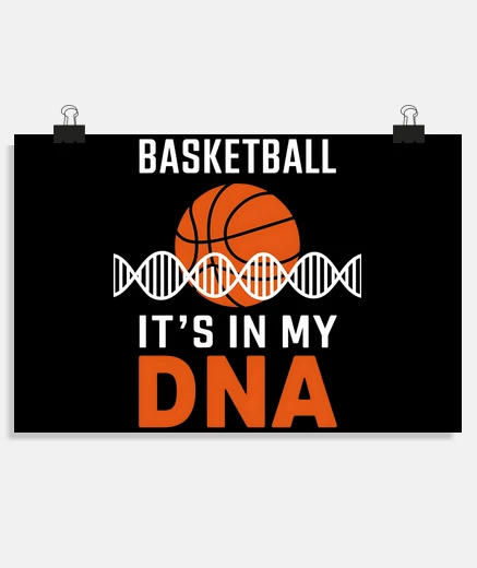 Poster citation de basket-ball équipe de baske