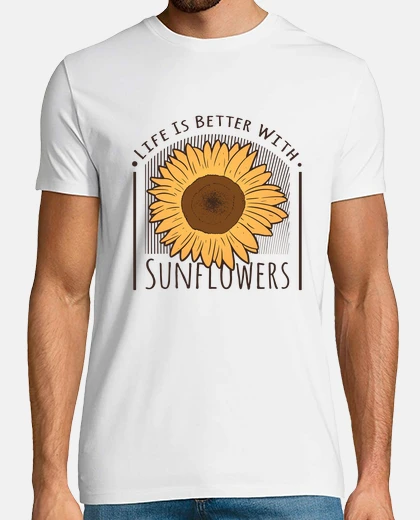 Tee-shirt citation de tournesols