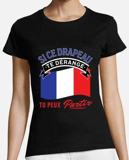Tee-shirt Citation patriote drapeau France