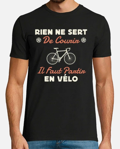 Tee-shirt citation velo humour cycliste tostadora - Main Image