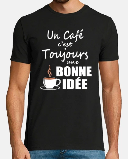 T-shirt citazione del caffè Regalo amante del c