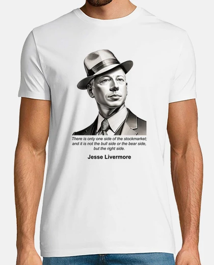 T-shirt Citazione di Jesse Livermore