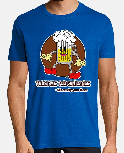 T-shirt citazione divertente della birra fidati