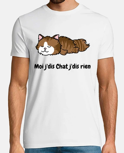 T-shirt citazione umoristica divertente sul gat