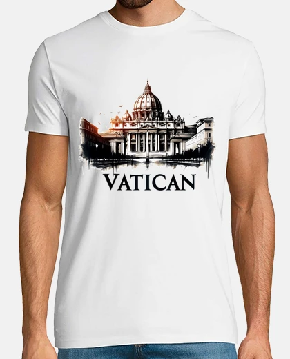 Tee-shirt cité du Vatican voyager ancien