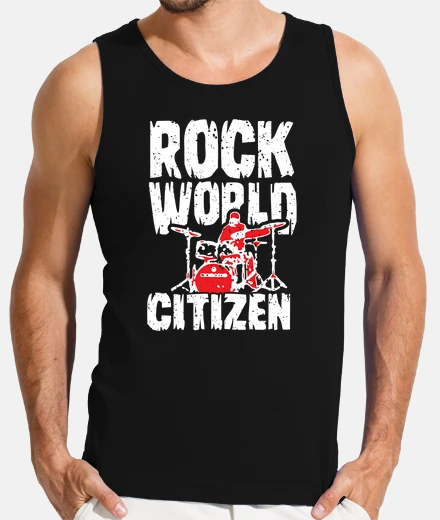 Tee-shirt citoyen du monde rock