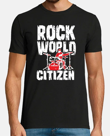 Tee-shirt citoyen du monde rock