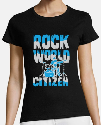 Tee-shirt citoyen du monde rock