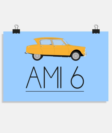 Poster citroen ami 6