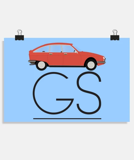 Poster citroen gs
