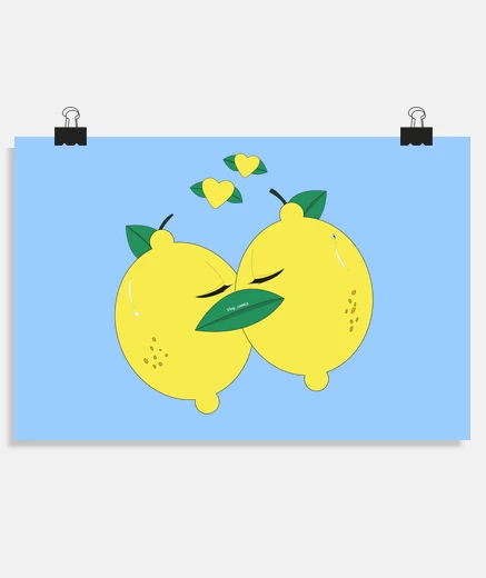 Poster citrons faisant