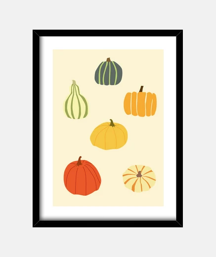 Cadre citrouilles