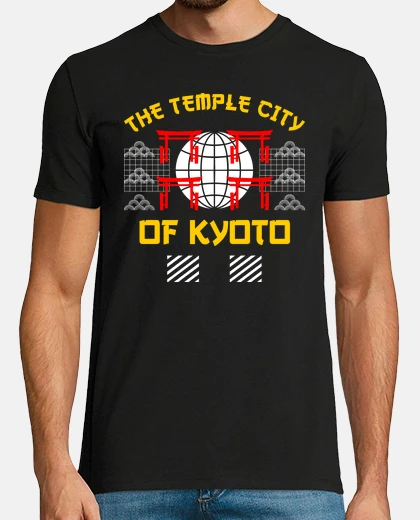 T-shirt Città dei templi di Kyoto Giappone